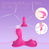 Cojín vibrador para punto G Sit-Ride Butterfly con control por aplicación